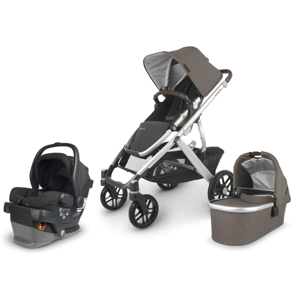 UPPAbaby VISTA V2 Stroller with MESA V2 Infant Car Seat Travel System - Lightweight, Adjustable & Safe Baby Stroller for Newborns to Toddlers - Perfect for City Walks, Shopping & Family Outings