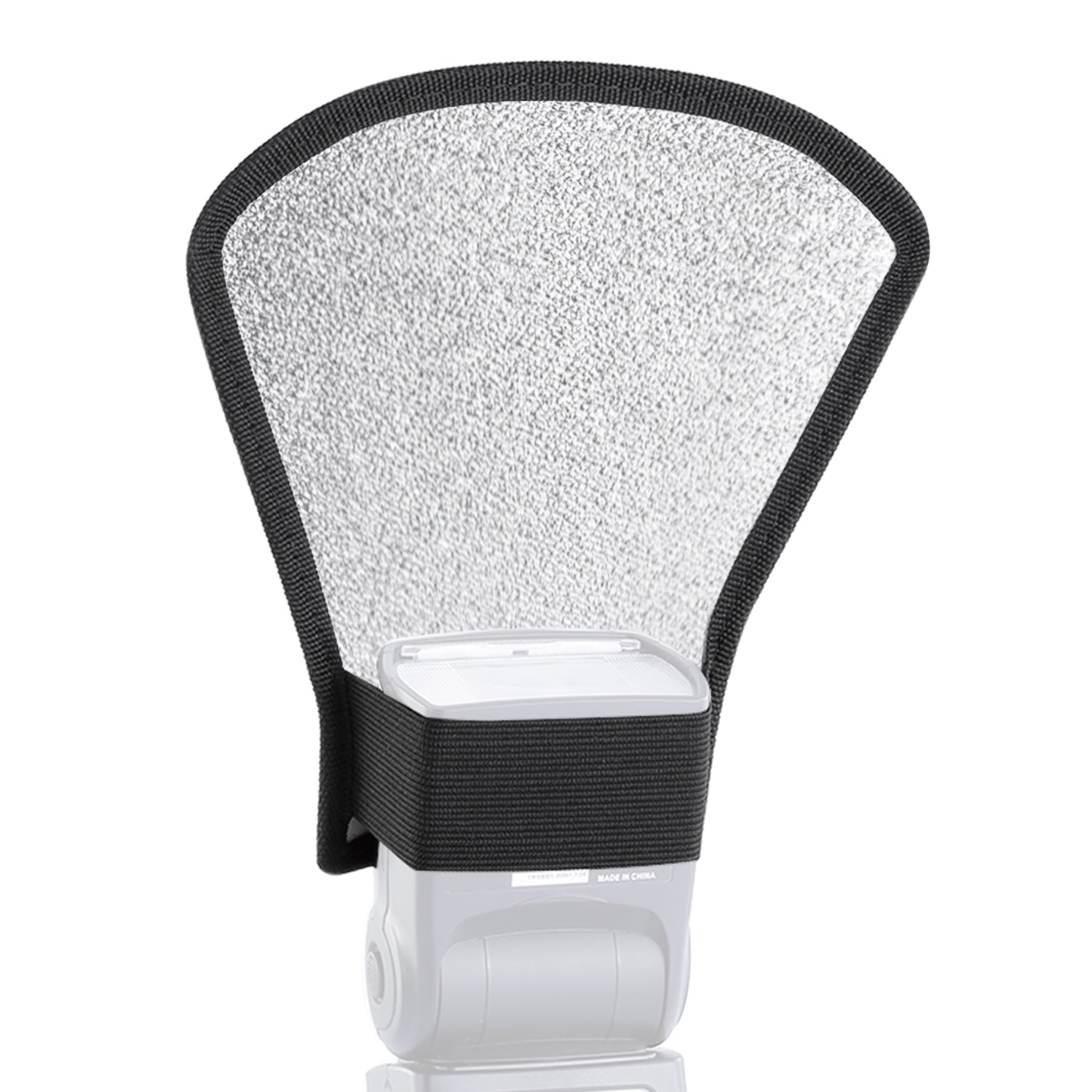 NEEWER Two-Sided Flash Diffuser with Silver/White Reflector for Photography Lighting - Perfect for Studio, Portrait, and Outdoor Shots