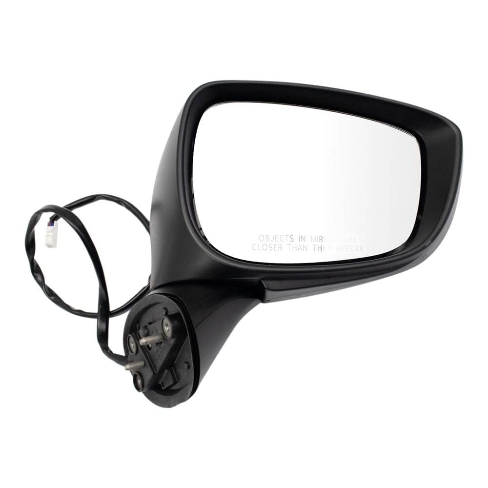 TRQ Driver & Passenger Side Mirror Set - No Heat - Compatible with 2015-2016 Mazda CX-5 (MA1320214, MA1321214) - Replacement for Broken Mirrors, Easy Installation, Durable Design