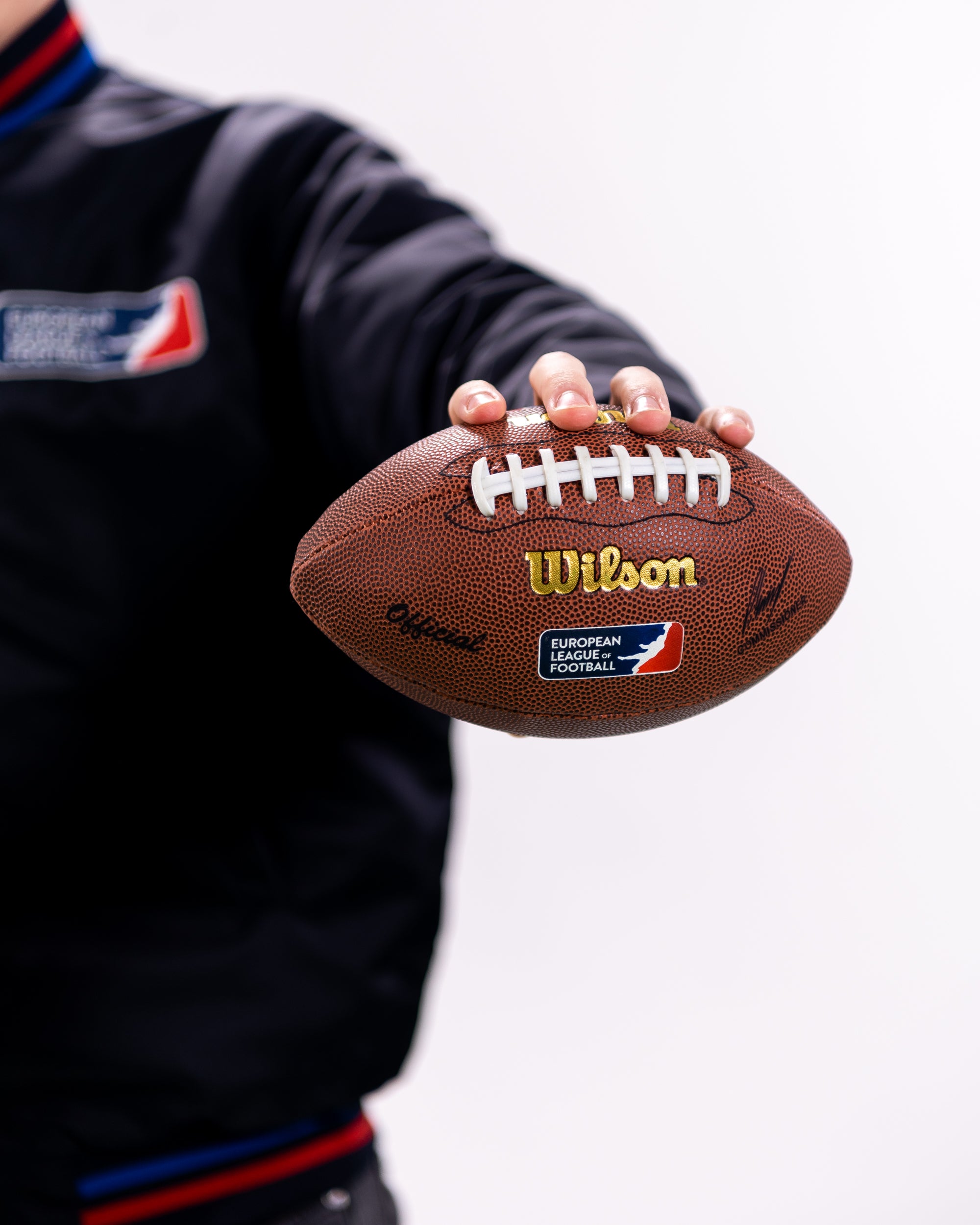 Wilson Mini Replica Football - Official European League of Football Collectible - Perfect for Fans, Home Decor & Sports Memorabilia Display