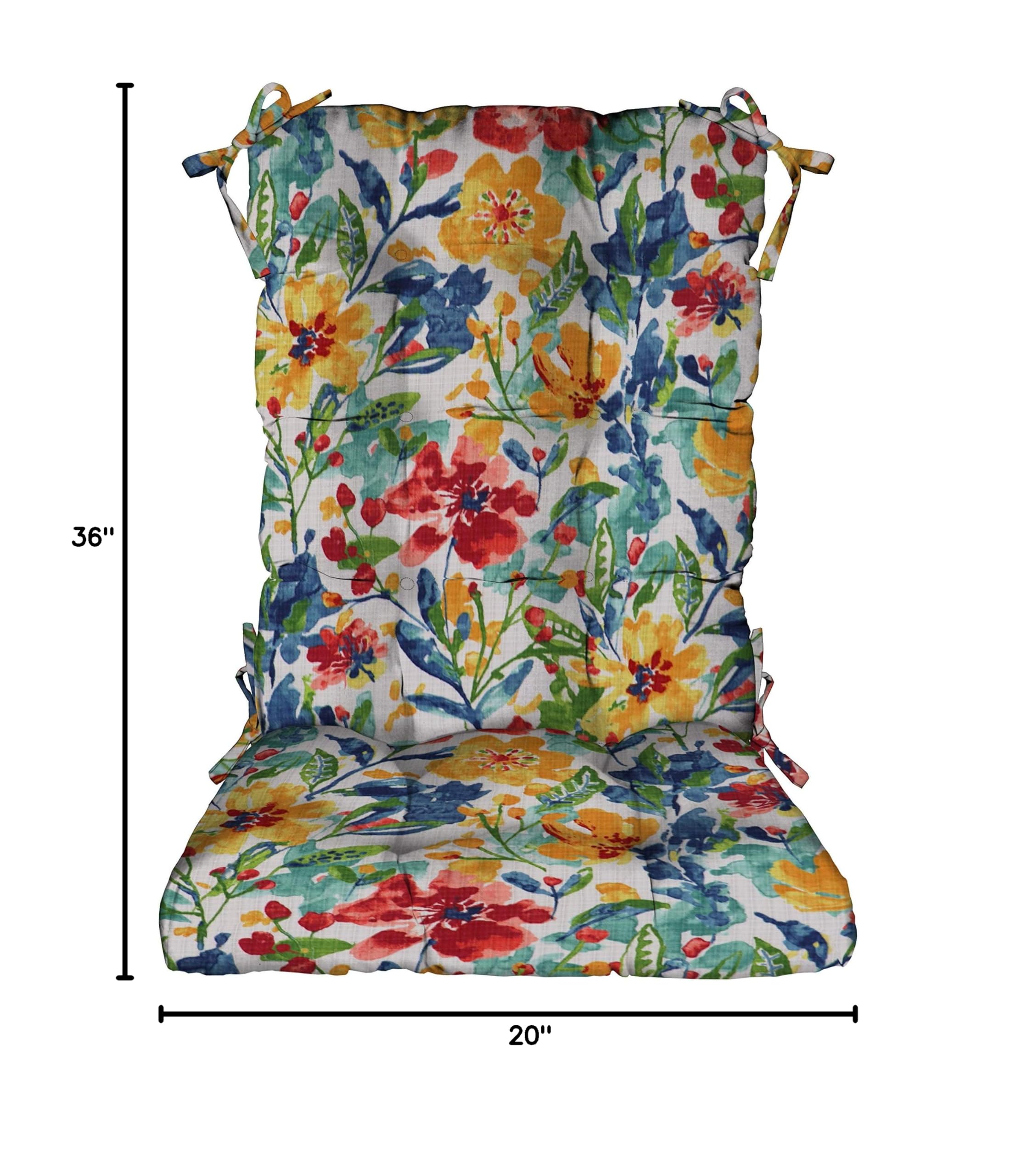 RSH DECOR: Tufted Rocker Cushion Set - 18