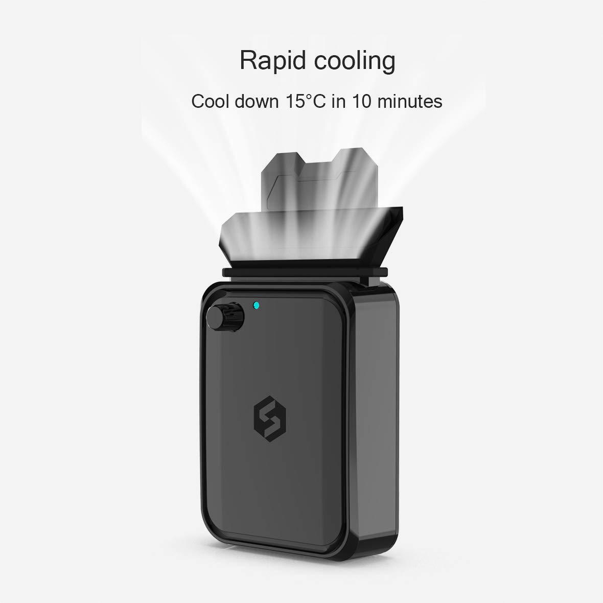 USB-Powered Laptop Cooling Fan with LED Display - Ultra Silent PC Cooler for Gaming Notebooks & Desktops | Rapid Heat Extraction for Enhanced Performance During Gaming, Streaming & Heavy Workloads