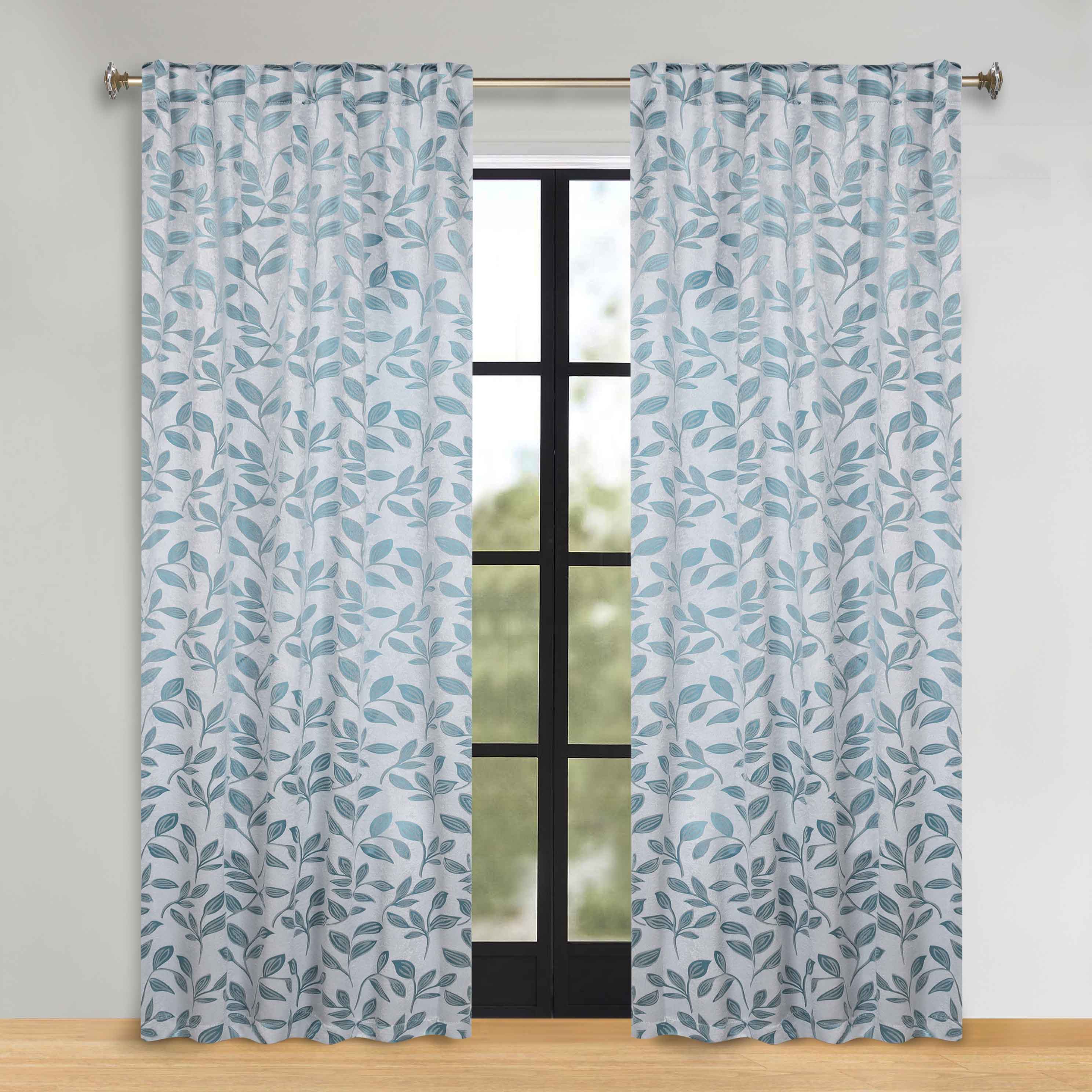 Premium Blackout Curtains for Bedroom - Super Soft Thermal Insulated Room Darkening Drapes with Back Tab Design (Set of 2 Panels) - Perfect for Nursery, Home Theater & Shift Workers