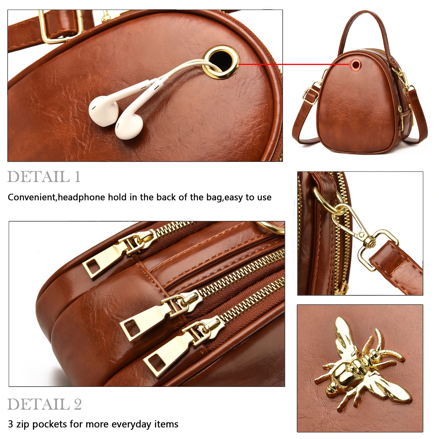 Stylish Women's Small Crossbody Bag - Fashionable Shoulder Purse & Messenger Handbag for Daily Use, Travel, and Shopping