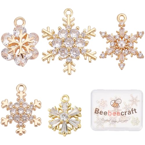 #5-Snowflake Charms