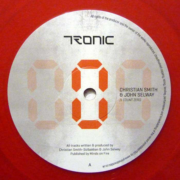 Christian Smith & John Selway - Count Zero (TR113V) | Tronic Techno Vinyl Record | DJ Mixing & Electronic Music Production