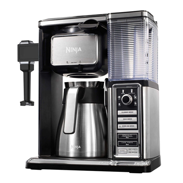 Ninja Coffee Bar Brewer System with Stainless Steel Thermal Carafe (CF097) - Perfect for Home, Office & Entertaining - Brews Hot & Cold Coffee, Tea & Specialty Drinks