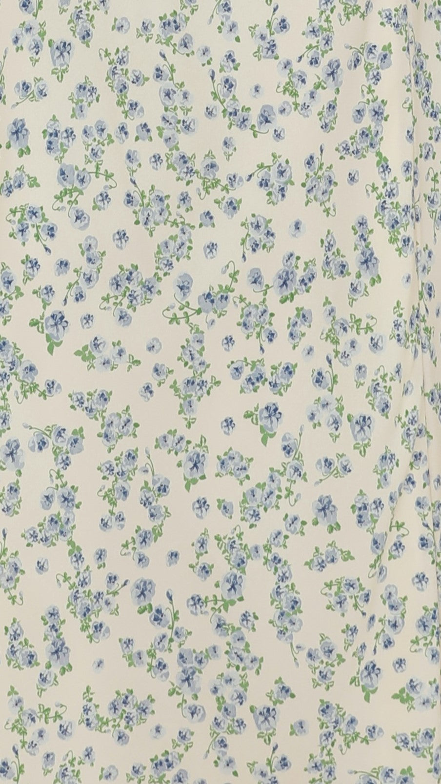 Andy Women's Maxi Dress - Blue Floral Print Long Summer Dress for Beach, Vacation & Casual Wear
