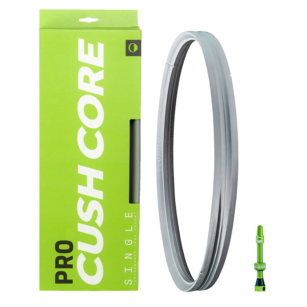 Cush Core Pro Single Tire Insert - Lightweight & Durable Bike Tubeless Protection for MTB, Road & Gravel Cycling - Perfect for Trail Riding, Downhill & Enduro Racing