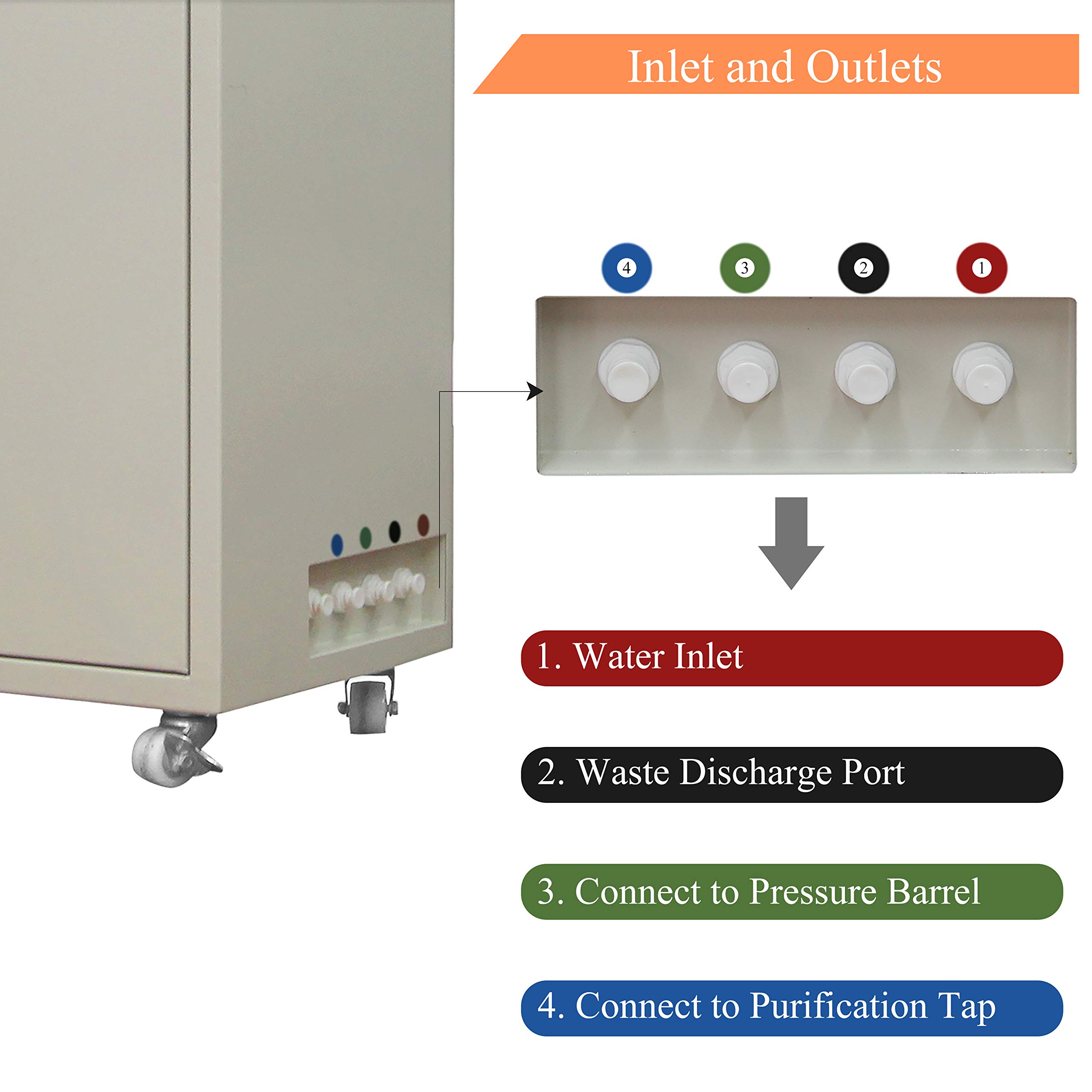 Lab Ultra Pure Water Equipment 10L/h with Resistivity Display for Research Labs