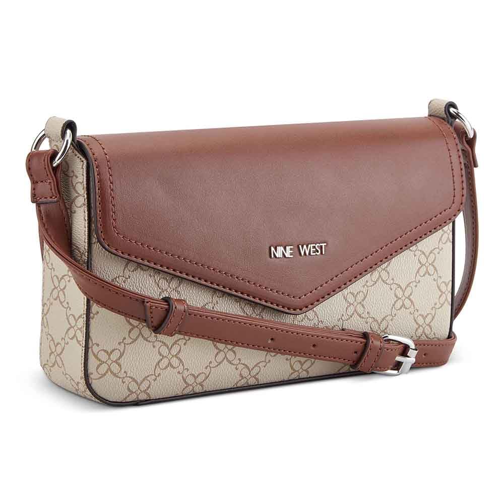 Nine West Bowie Mini Flap Crossbody Bag for Women - Stylish Leather Shoulder Purse with Adjustable Strap, Perfect for Work, Travel & Everyday Use