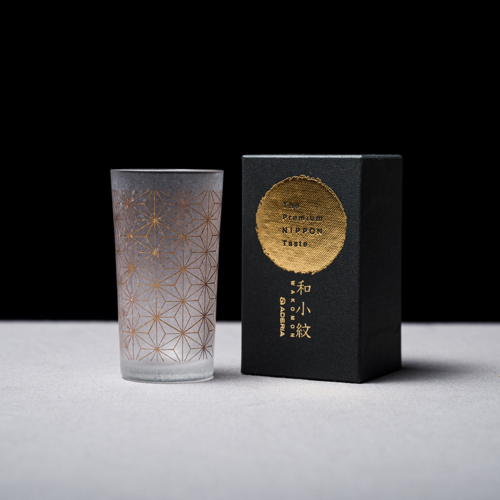 Premium Wakomon Japanese Sake Glass Set - Traditional Asanoha Pattern, Elegant Drinking Cups for Sake, Whiskey & Cocktails - Perfect for Home Bars, Japanese Dining & Gift Giving