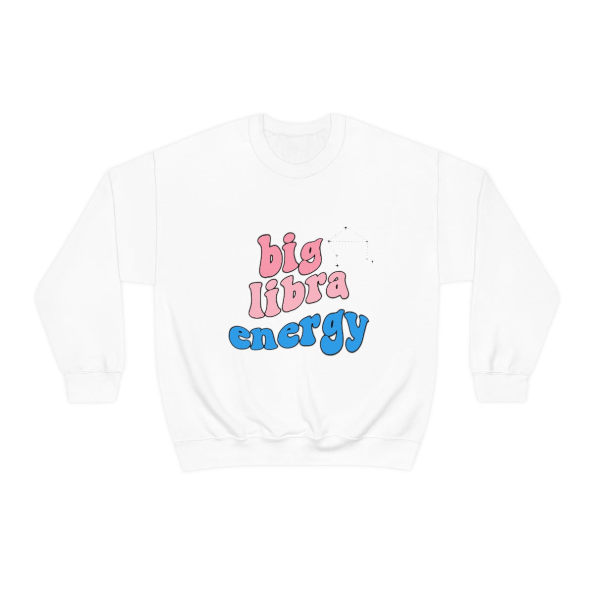 Libra Sweatshirt - Big Libra Energy Zodiac Sweater for Astrology Lovers | Perfect Birthday Gift for Libra Women & Men | Cozy Fall Fashion for Horoscope Enthusiasts