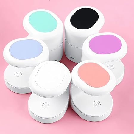 HESHIV Mini UV LED Nail Lamp - Professional Portable Gel Nail Dryer for Home & Salon Use | Fast Curing Light for DIY Nail Art, Manicure & Pedicure | Perfect for Gel Polish, Acrylic Nails & Nail Extensions
