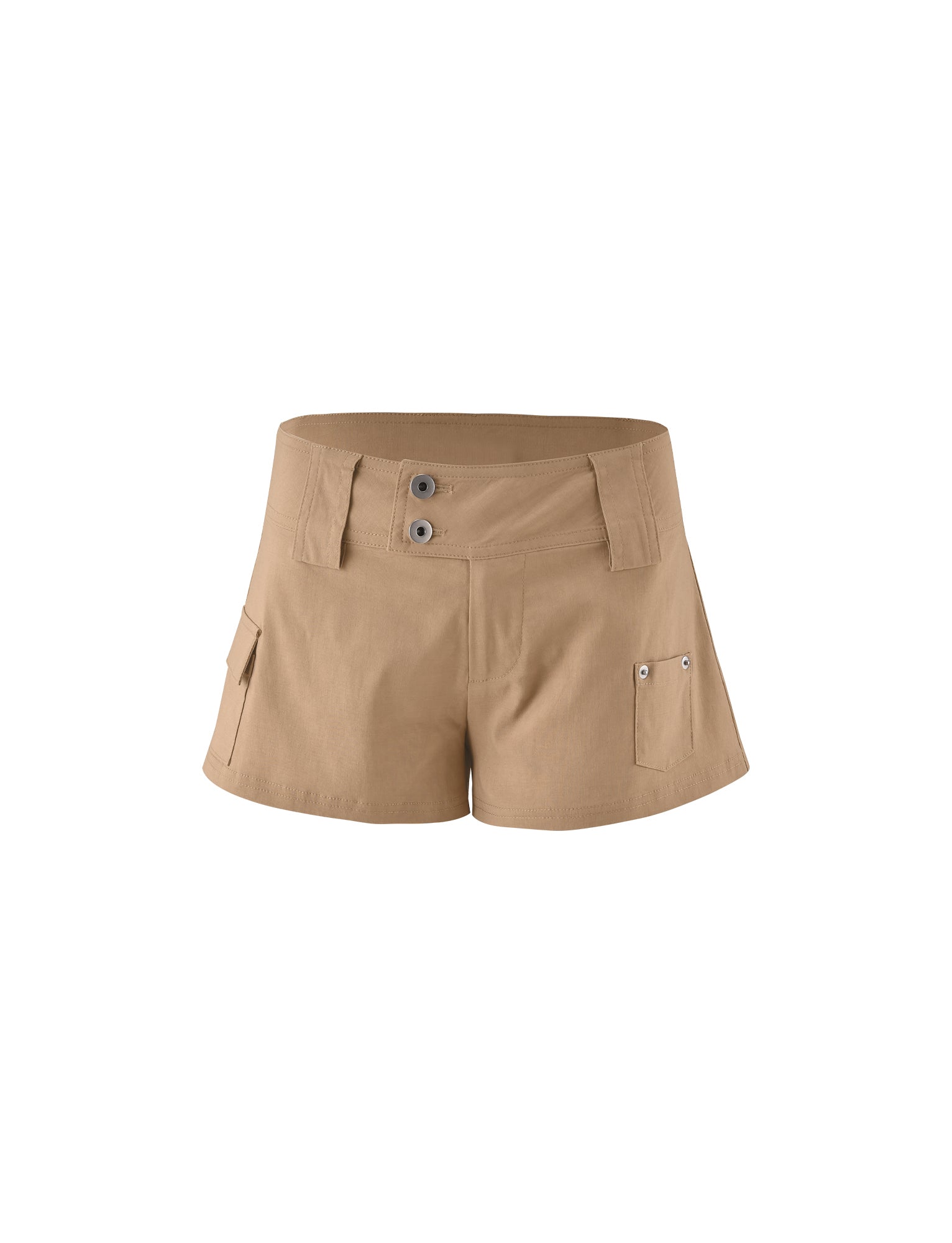 DAYA SHORT Women's Casual Shorts in Beige/Tan | Comfortable Summer Wear for Beach, Travel & Everyday Outfits