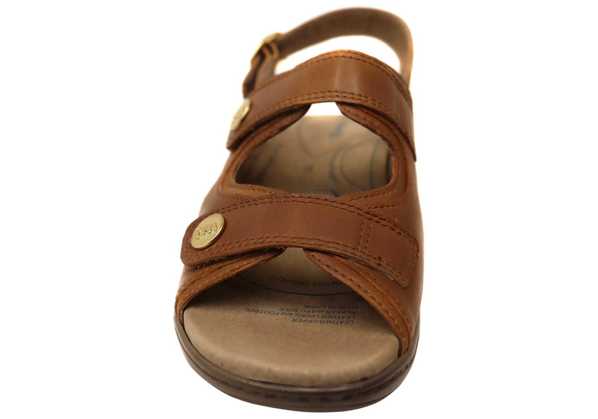 Homyped Waverley Women's Supportive Comfort Leather Wide Fit Sandals - Perfect for Walking, Travel & Summer Outfits