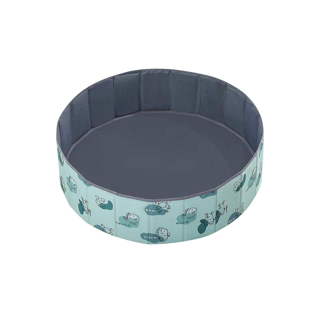 PINGPING Foldable Ocean Ball Pit for Kids - 55/65/75/85cm Multifunctional Baby Toy Storage Pool for Indoor & Outdoor Play (Green, One Size) - Perfect for Birthday Parties, Playrooms & Backyard Fun