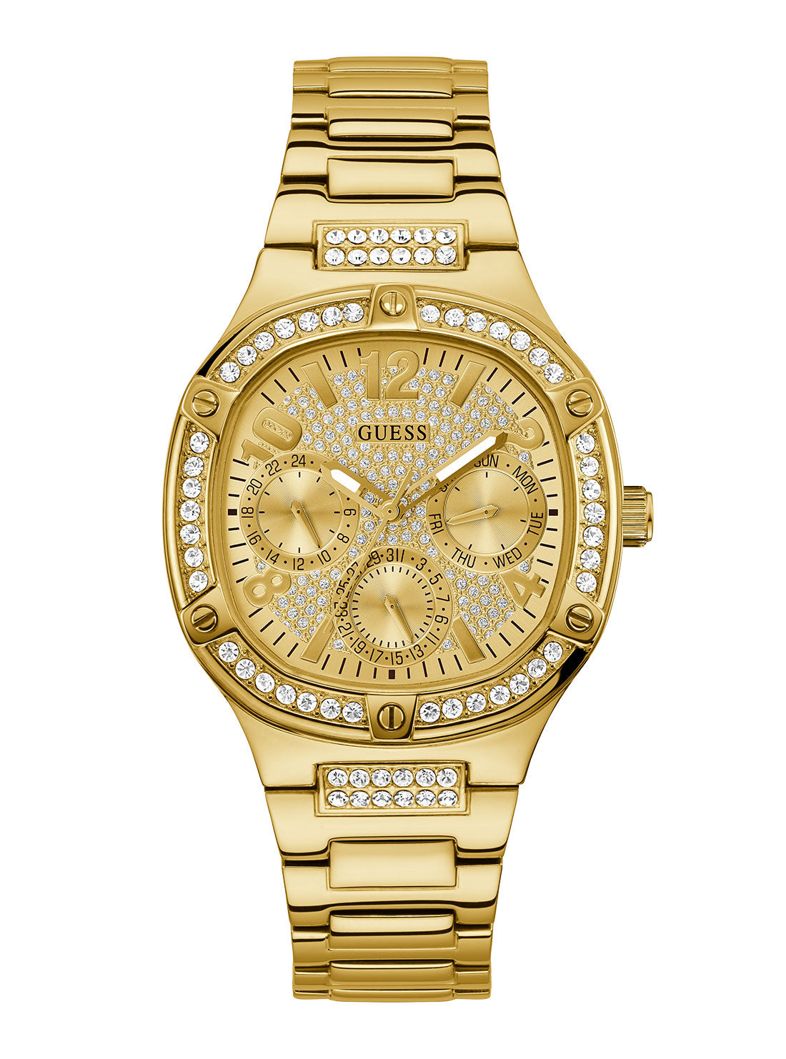 Luxury Gold Duchess Crystal Glitz Watch for Women - Elegant Fashion Accessory for Parties, Weddings & Special Occasions