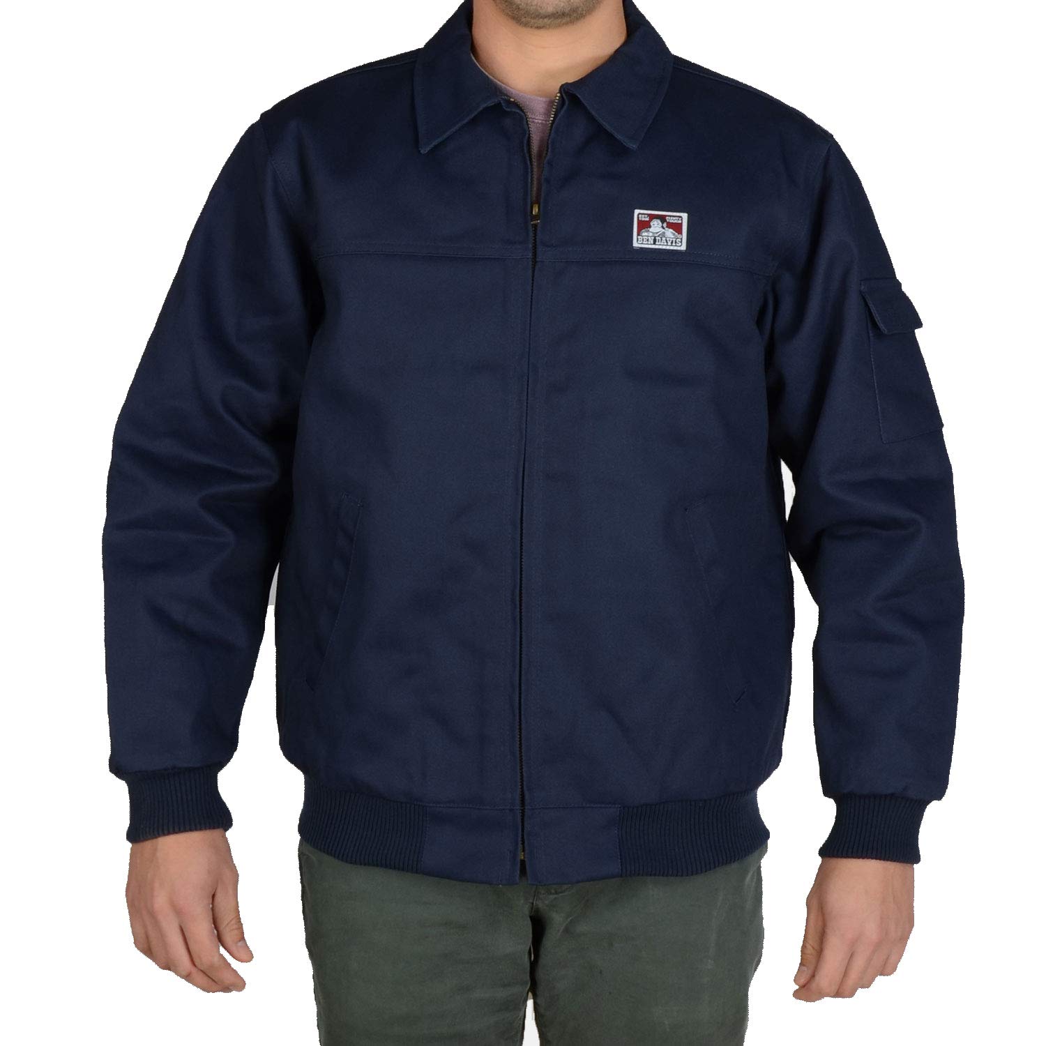 BEN DAVIS Men's Mechanic Jacket - Durable Workwear for Auto Repair, Construction & Outdoor Activities | Heavy-Duty Denim Work Jacket for Mechanics & Handymen