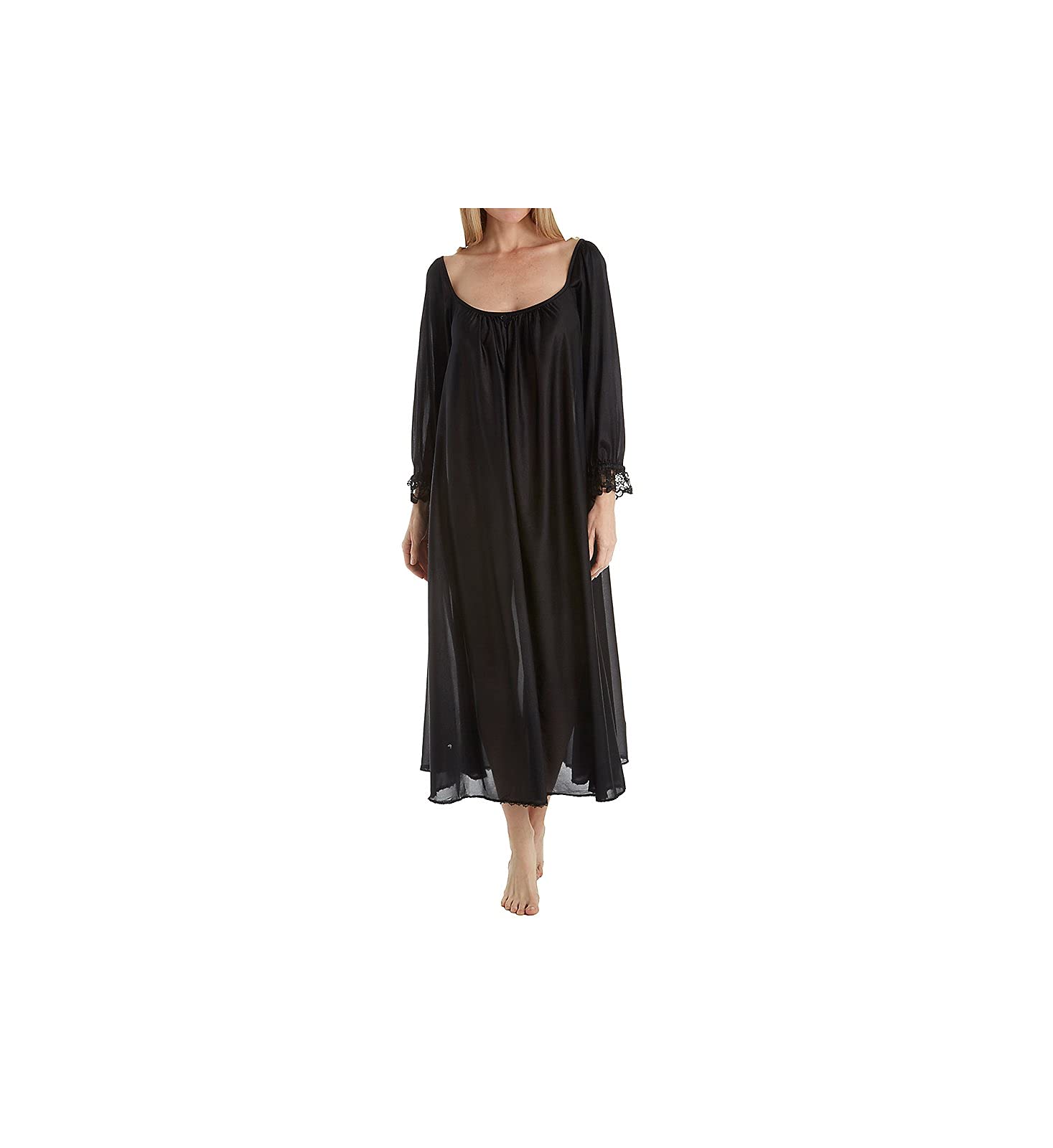 Women's 107-SH Long Sleeve Ankle Length Gown - Elegant Formal Dress for Evening Parties, Weddings & Special Occasions