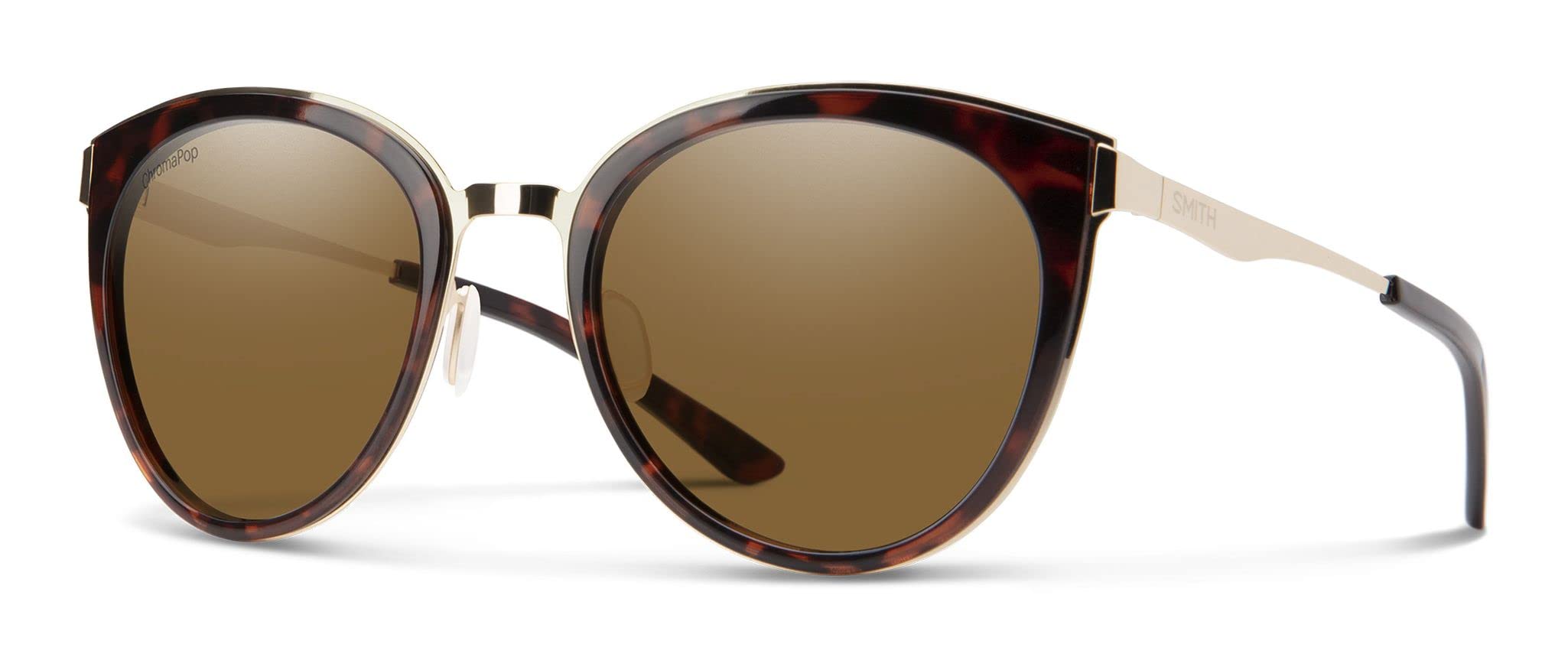 Smith Somerset Lifestyle Sunglasses - Black Frame with Polarized Gray Lenses | UV Protection, Lightweight & Comfortable for Driving, Beach, and Outdoor Activities