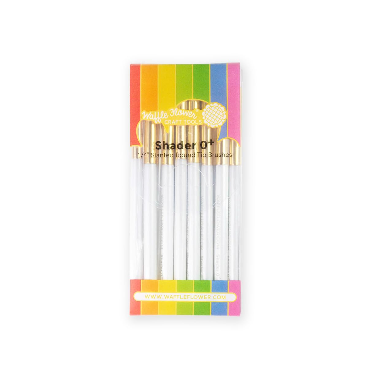 Waffle Flower Shader Brush Set - 15pcs/Pack for Professional Cake Decorating, Cookie Painting & DIY Crafts