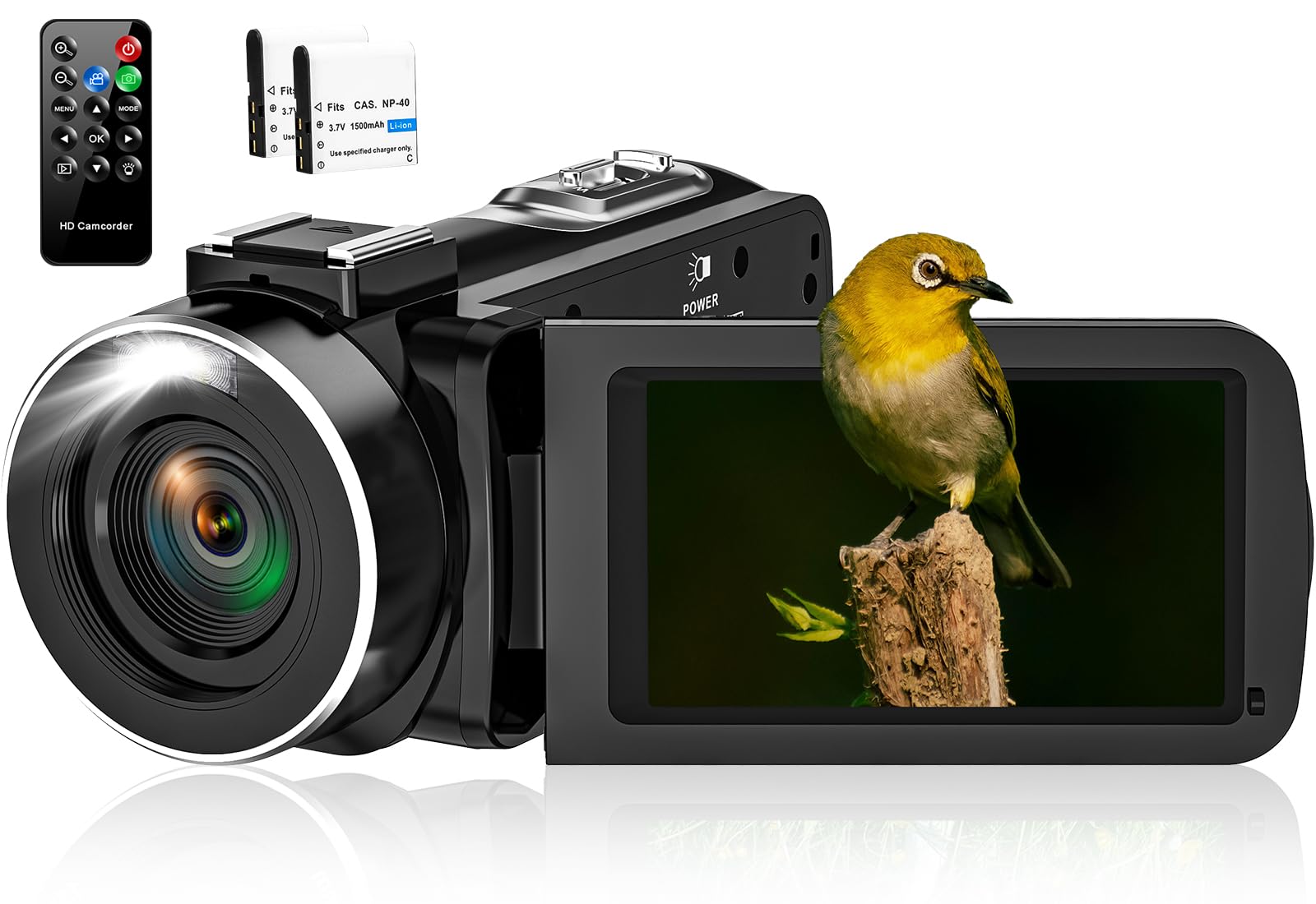 2.7K 48MP Vlogging Camera with 16X Zoom & Flip Screen - Perfect for YouTube & Travel Vlogging