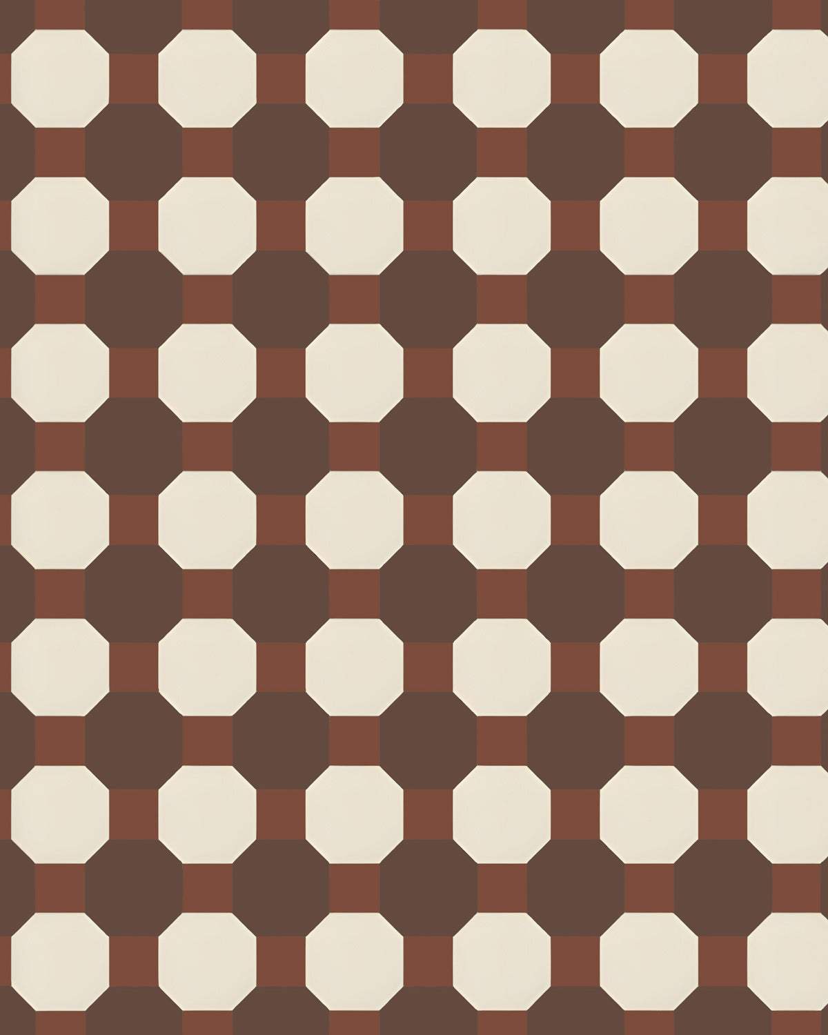 Winckelmans Granitklinker Cotswolds Oktagon 10x10 cm Chocolate Brown/Yellow White/Red Ceramic Tiles – Perfect for Kitchen Backsplash, Bathroom Flooring & Outdoor Patio Decor