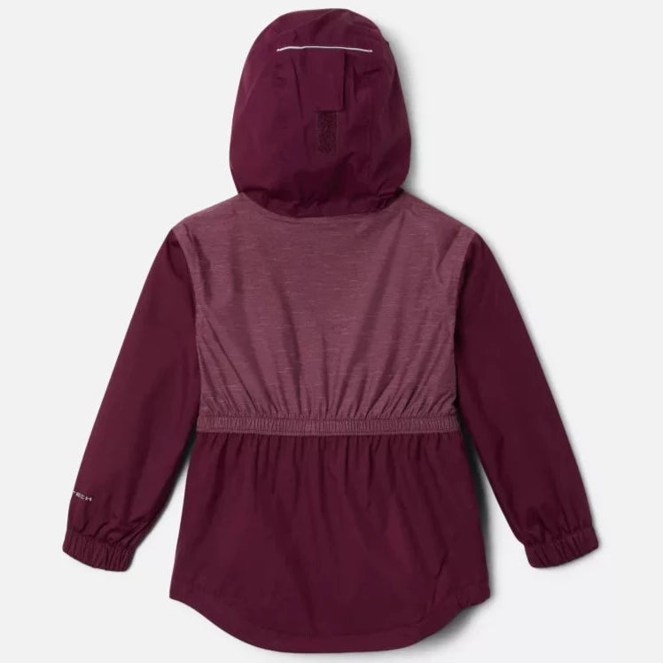 Columbia Marionberry Fleece-Lined Toddler Rain Jacket - Waterproof & Warm for Outdoor Play, Hiking & School