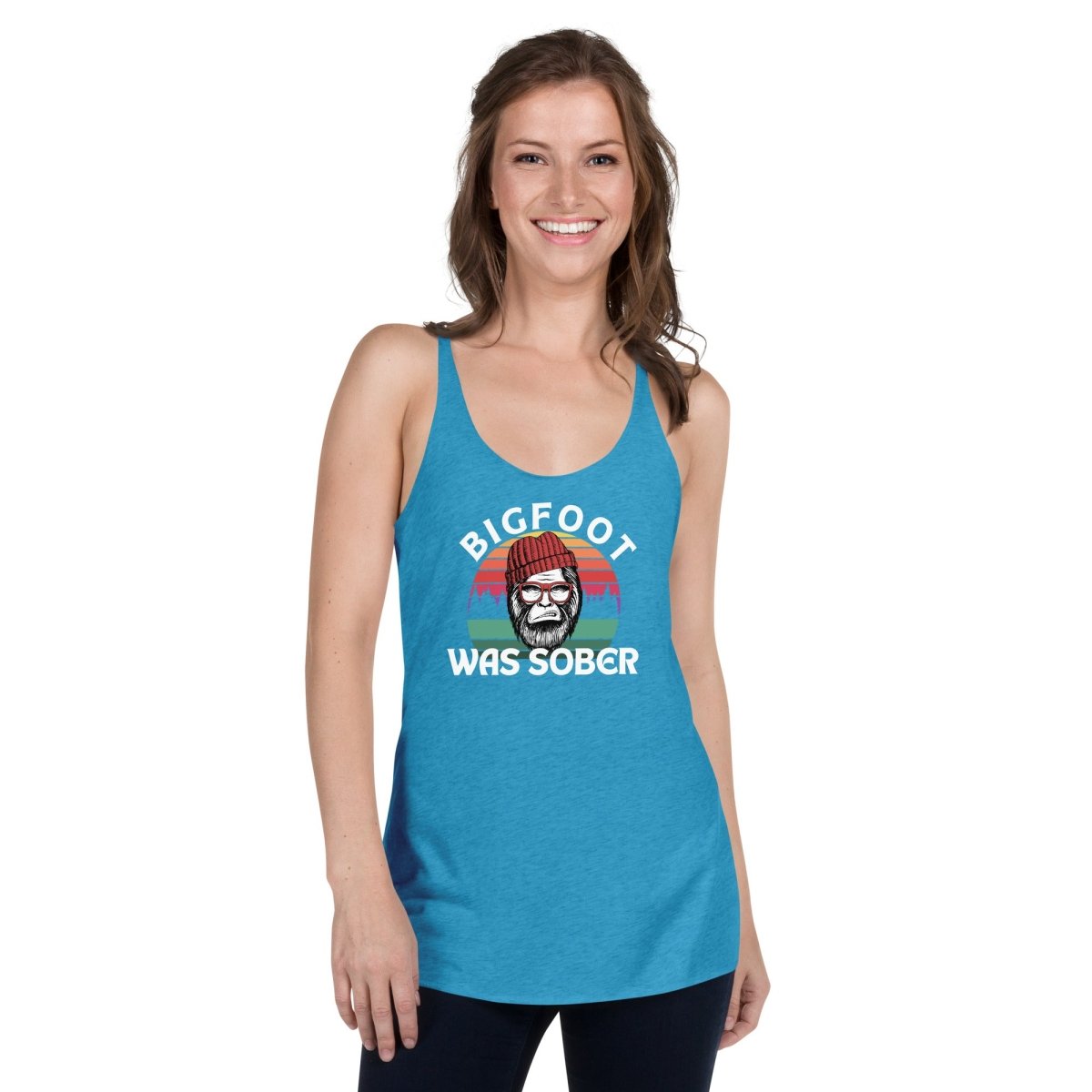 Mythical Sober Strength Racerback Tank Top for Women - Workout & Gym Essential - Perfect for Yoga, Running & Fitness Training