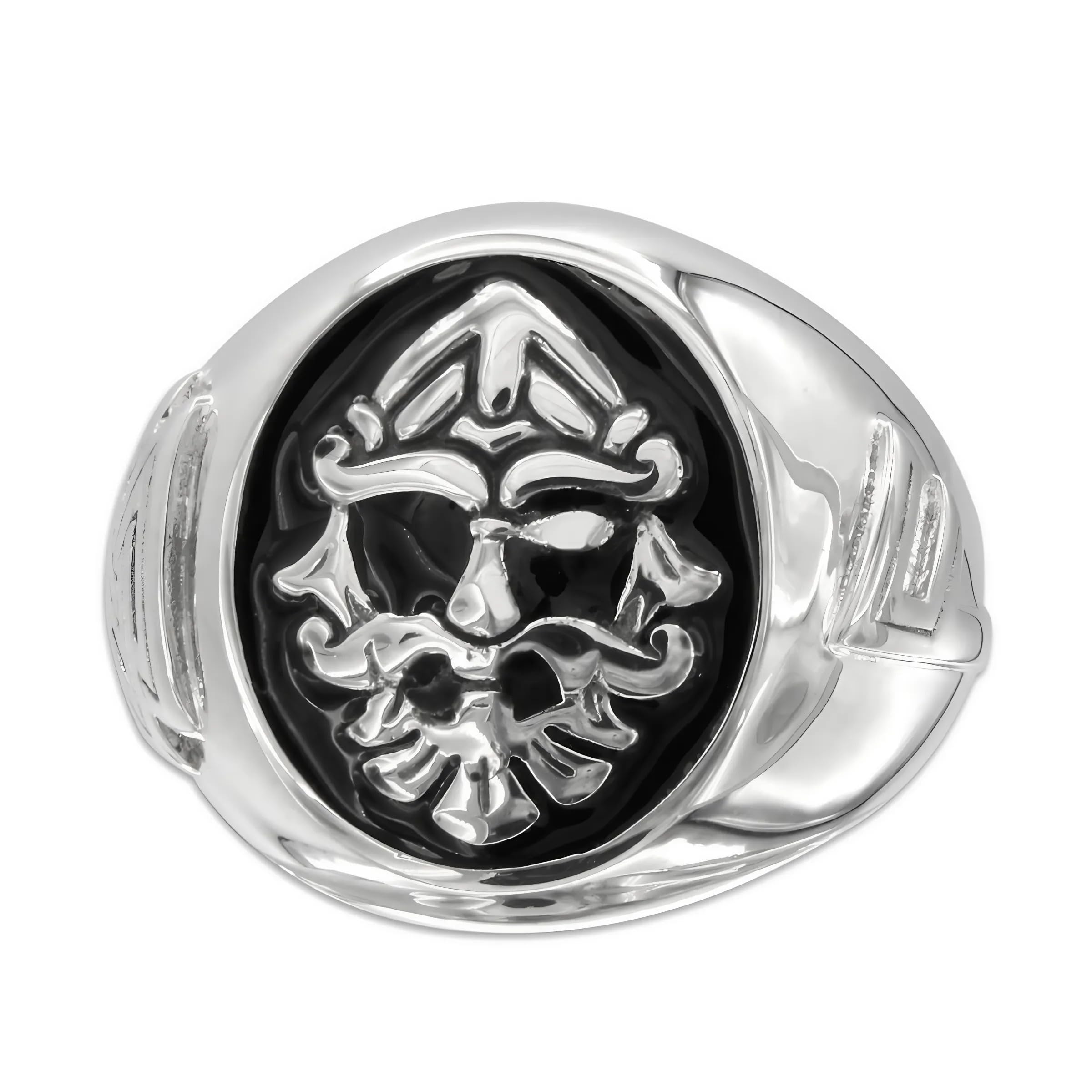 Dryad Design Odin Ring with Valknut and Ansuz Symbols - .925 Sterling Silver Viking Jewelry for Men & Women | Norse Signet Ring Size 5-15 | Perfect for Viking Enthusiasts, LARP Costumes & Historical Reenactments