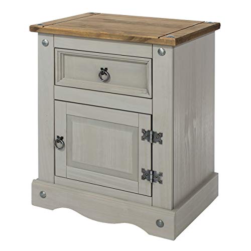 Gray Wash Color Stain, Top in Antique Brown Color Stain