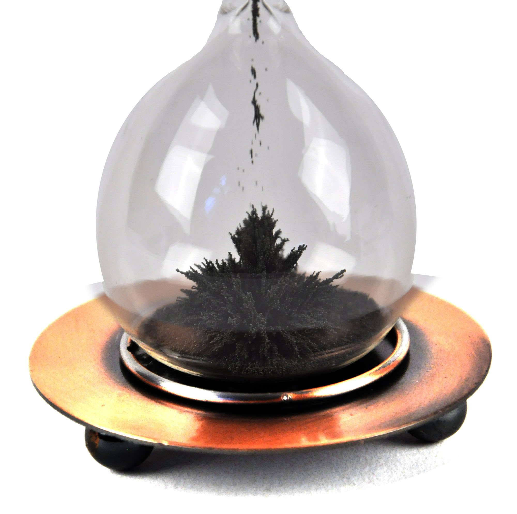 F&T Magnetic Sand Timer Hourglass Sculpture - Unique Desk Decor for Office, Home & Meditation - Perfect Gift for Stress Relief & Productivity Booster