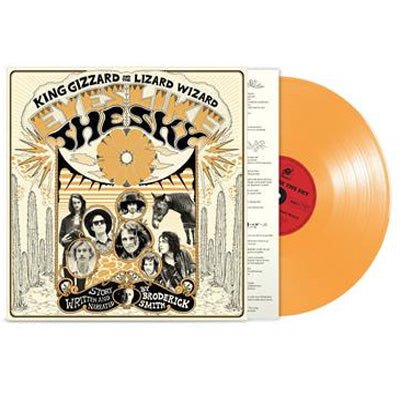King Gizzard & the Lizard Wizard - Eyes Like the Sky Orange Vinyl LP Record | Limited Edition Psychedelic Rock Music | Perfect for Collectors & Vinyl Enthusiasts
