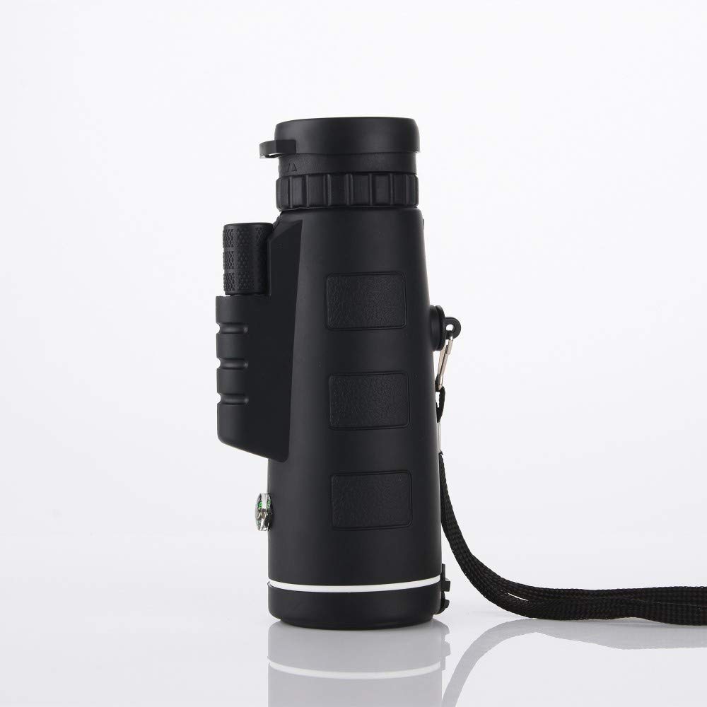 40x60 High Power Monocular Telescope with BAK4 Prism - Waterproof, Low Light Vision for Bird Watching, Hunting, Hiking & Camping - Adjustable Phone Tripod Included for Stargazing & Travel Photography