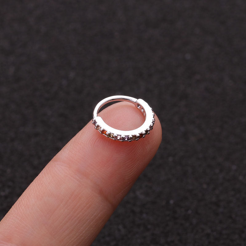 925 Sterling Silver Cartilage Mini Hoop Earrings - Dainty 3mm Tiny Hoops for Women | HSPJ1938 | Perfect for Everyday Wear, Stacking & Multiple Ear Piercings