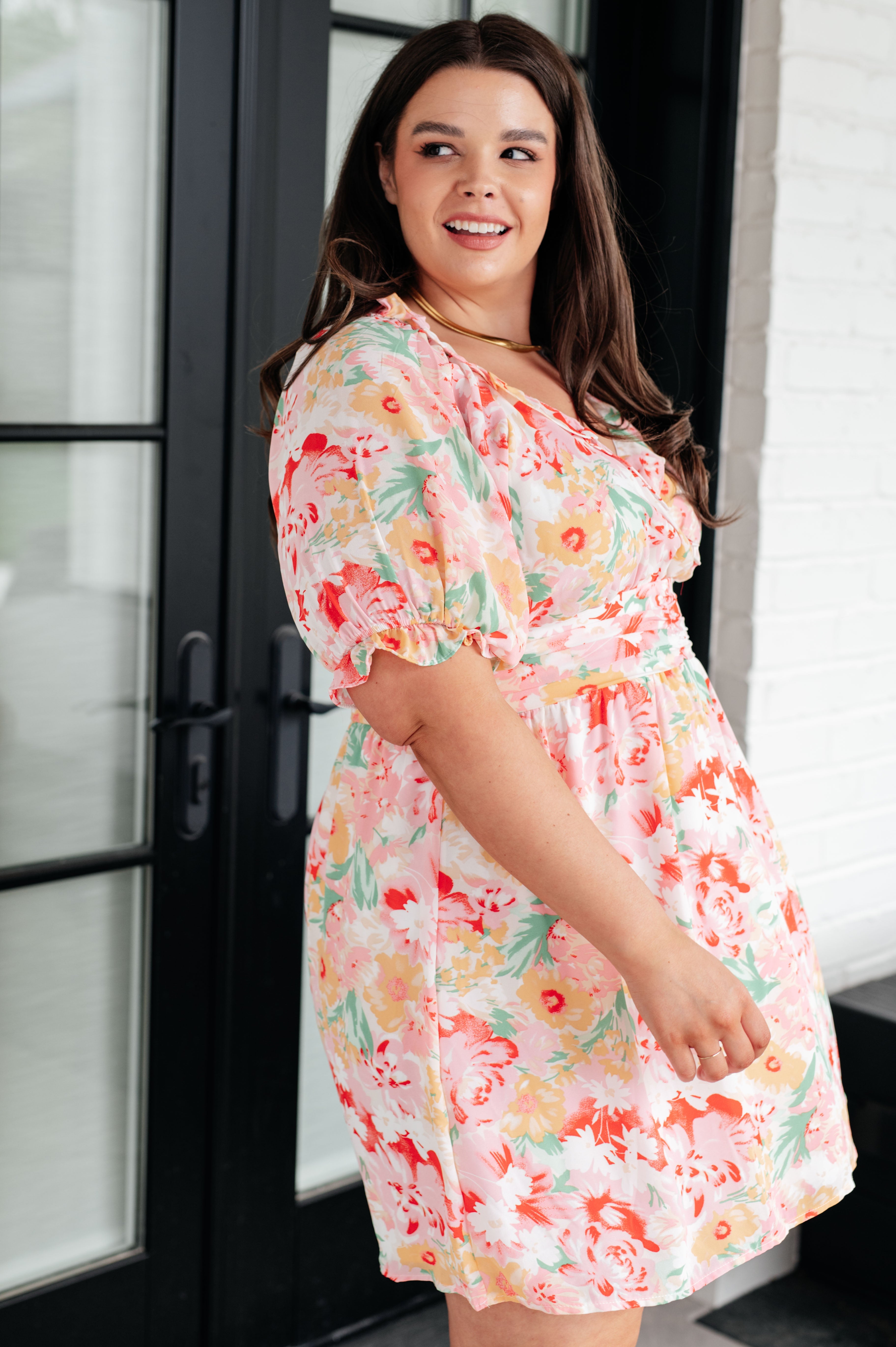 Elegant Floral Print Summer Dress for Women - Perfect for Beach Vacations, Garden Parties & Date Nights