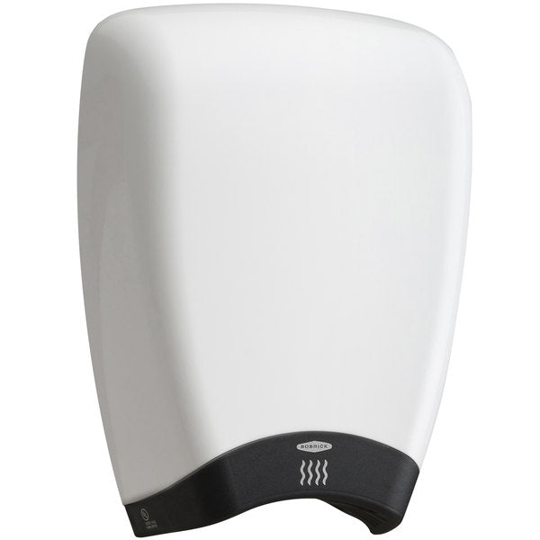 Bobrick B7180 115V TerraDry Quiet Hand Dryer - Surface Mounted Commercial Restroom Hand Dryer for High Traffic Areas | Energy Efficient & ADA Compliant | Perfect for Airports, Schools, and Office Buildings