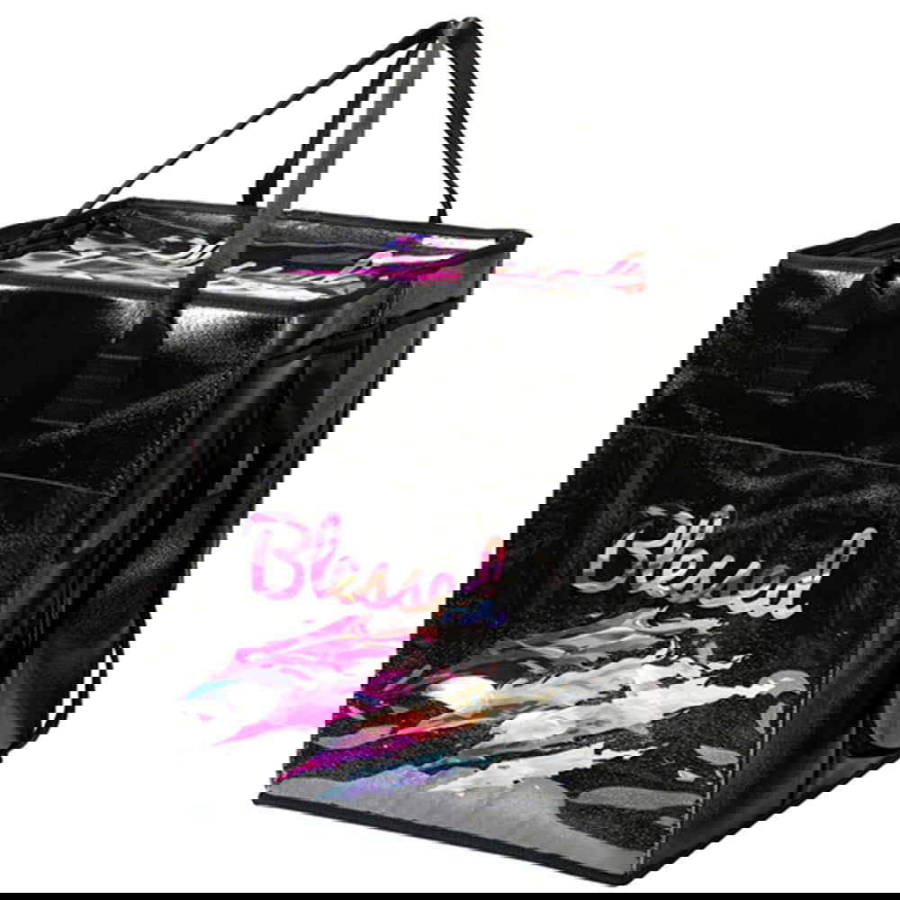 Rolling Blessed Themed Reusable Shopping Bag - Eco-Friendly Grocery Tote for Groceries, Beach, Picnics & Daily Errands