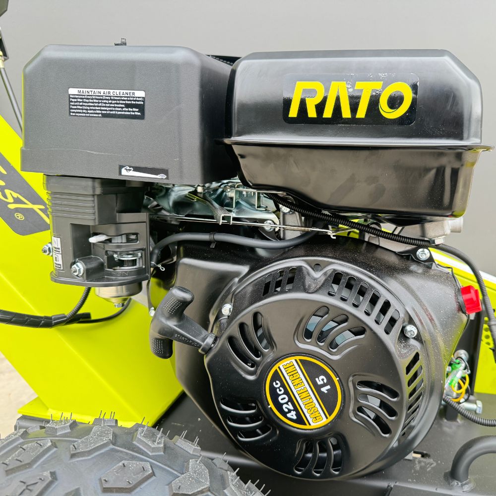 Forestwest 15HP Gas Powered Stump Grinder with 330MM Cutting Capacity - BM11075 Model | Ideal for Landscaping, Tree Removal & Property Maintenance