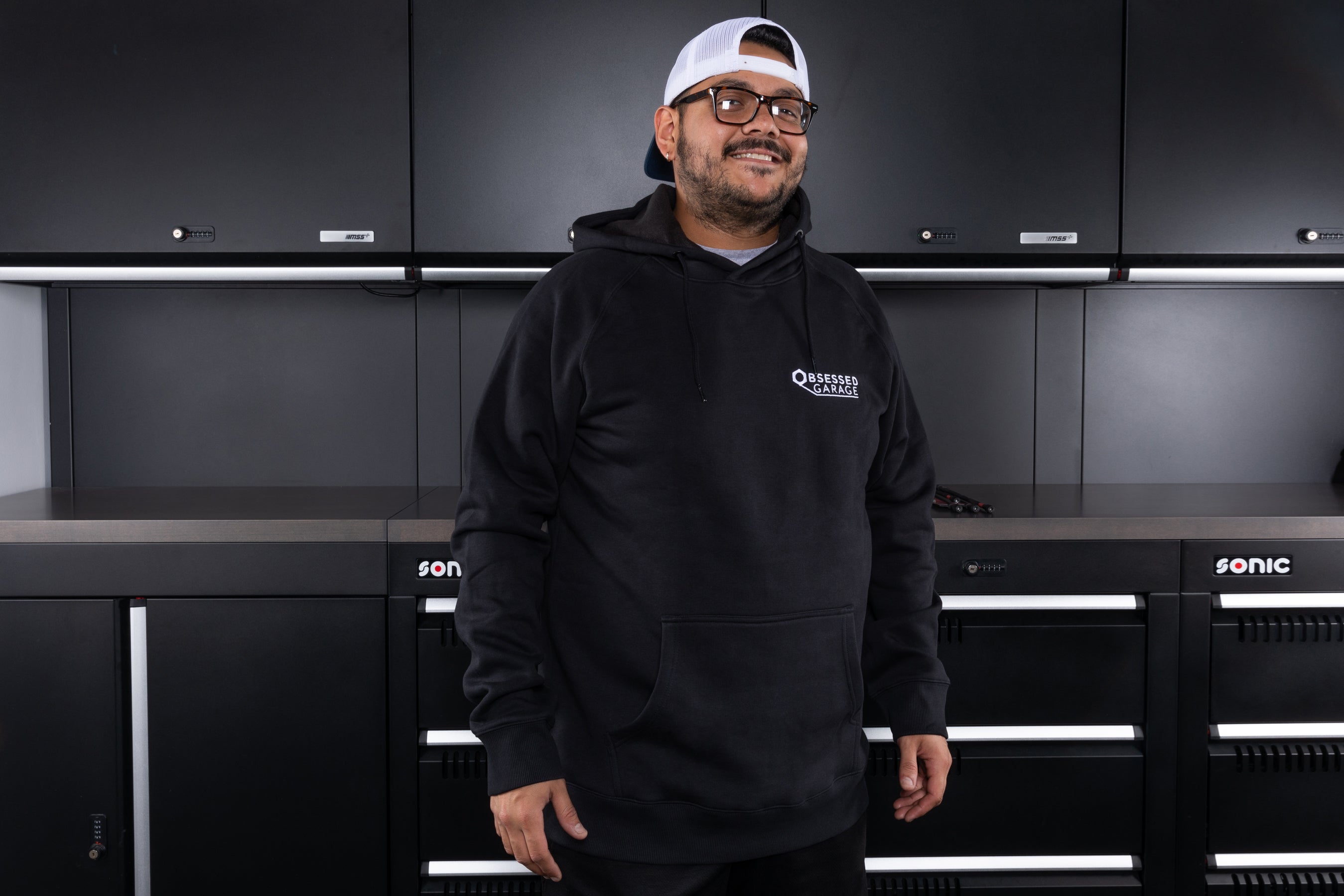 Obsessed Garage Omega Pullover Hoodie - Premium Men's & Women's Zip Up Sweatshirt - Emira Giveaway - Perfect for Casual Wear, Gym & Outdoor Activities