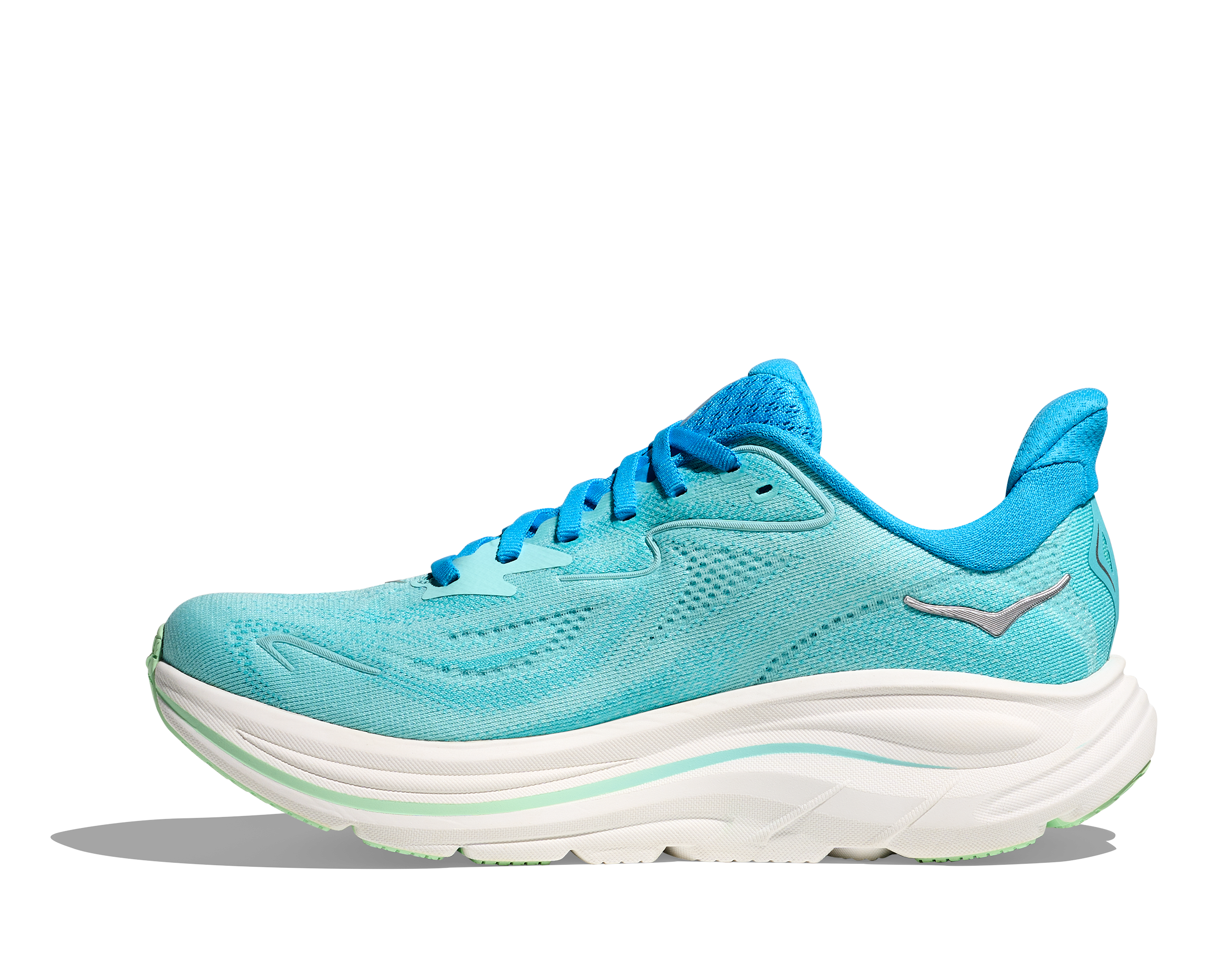 HOKA Women's Clifton 10 Extra Wide Running Shoes - Skyward Blue/Cielo Blue | Lightweight Cushioned Sneakers for Walking, Jogging & Gym Workouts