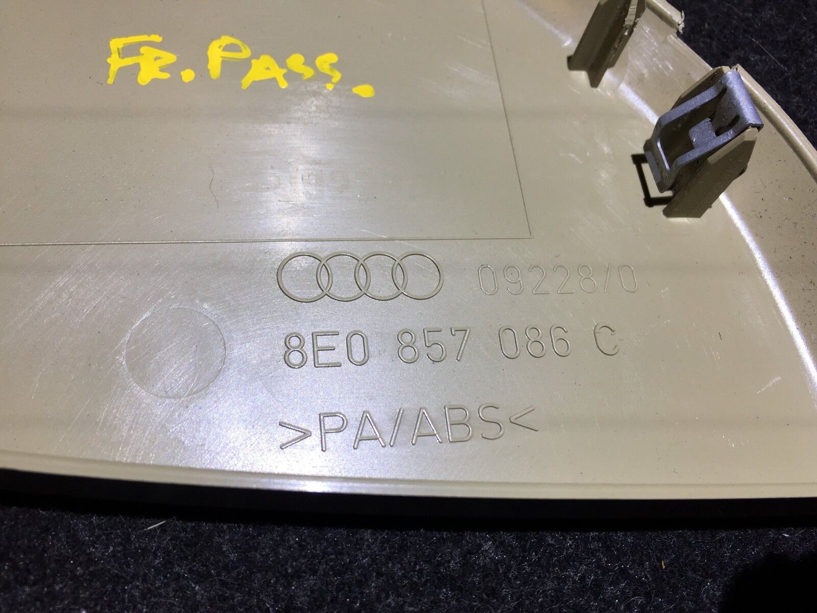 2005-2008 Audi A4 B7 Right Passenger Dashboard End Cover Panel - OEM Replacement Part for Interior Trim Repair | Perfect for Car Restoration & DIY Projects