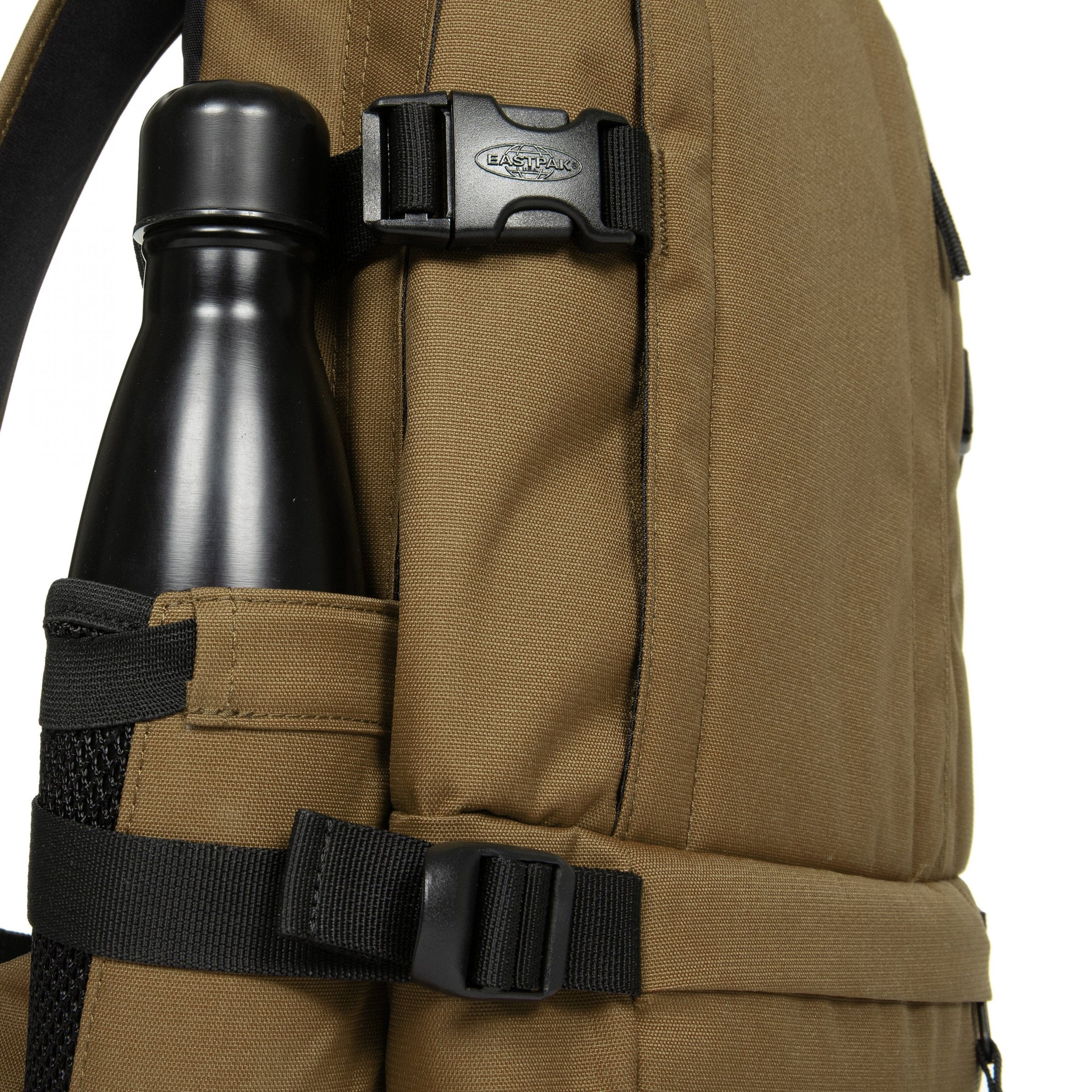 Eastpak Floid CS Backpack - Durable Mono Army Design for School, Travel & Everyday Use | Water-Resistant & Spacious Compartments
