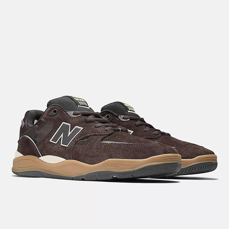 New Balance Numeric Tiago 1010 Skateboarding Shoes - Brown/Black/Gum Colorway | Durable & Comfortable for Street Skating & Casual Wear