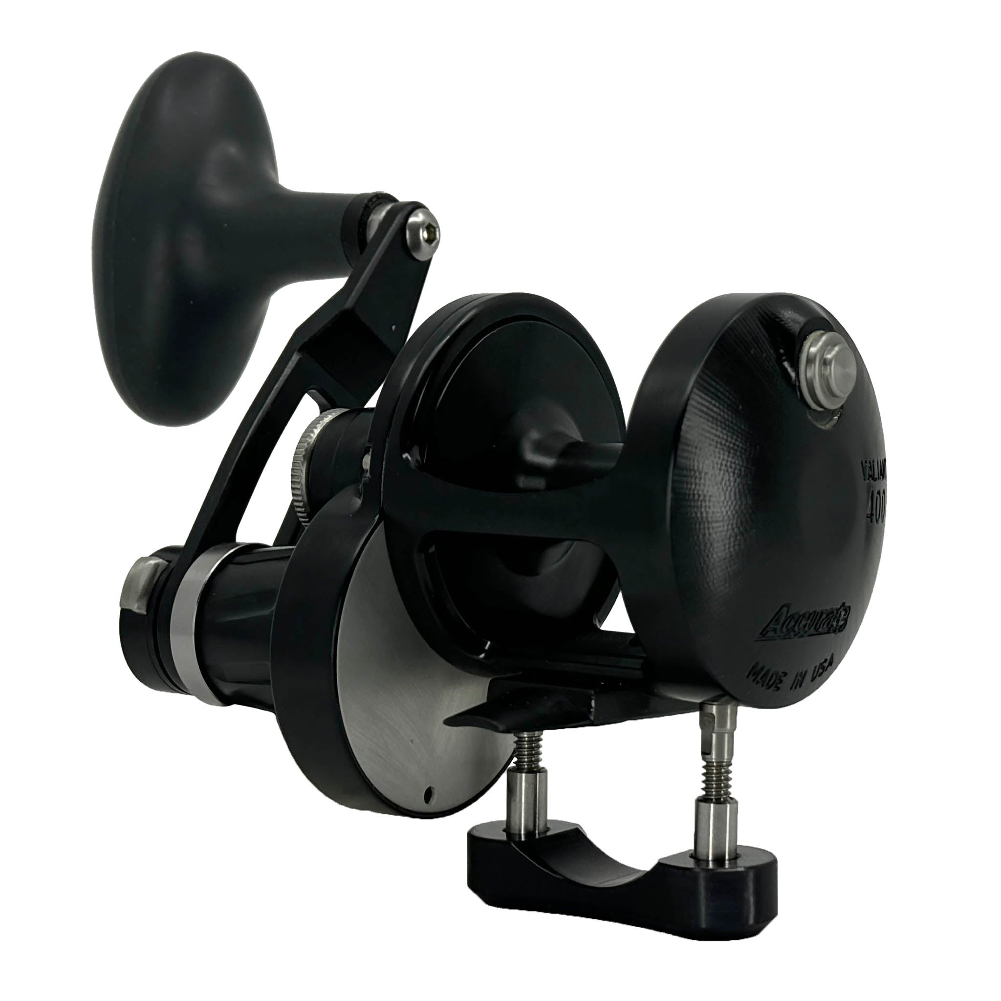Accurate Valiant Matte Black Lever Drag Fishing Reel - Saltwater & Freshwater Fishing Gear for Offshore, Inshore, and Surf Casting