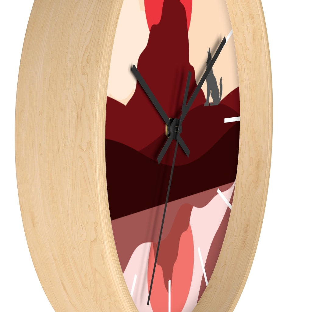 Stylish Southwest Midwest Wall Clock - Rustic Decor for Living Room, Kitchen & Office - Perfect for Home & Office Decor