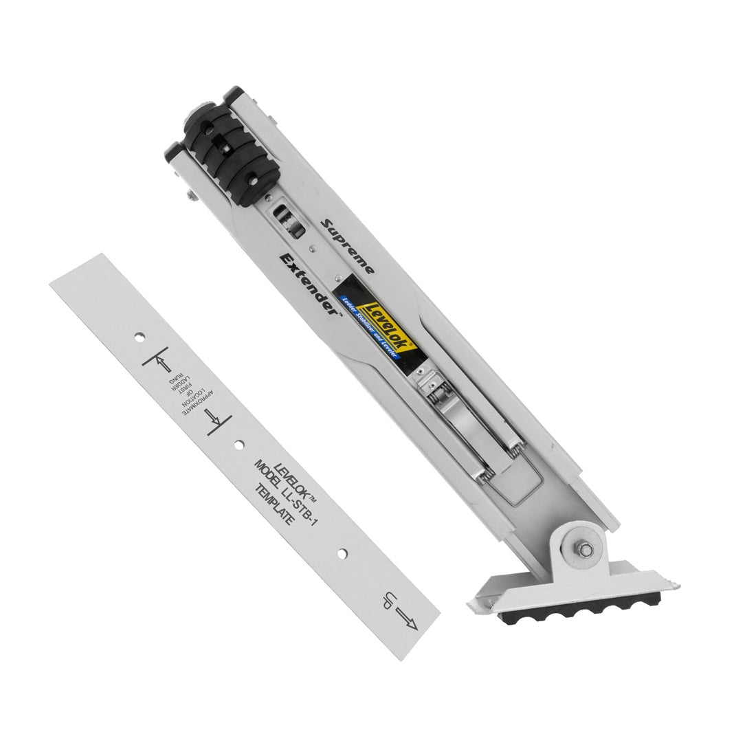 LeveLok Supreme Ladder Leveler - Heavy Duty Permanent Mount for Extension Ladders | Perfect for Roofing, Construction & Home Maintenance