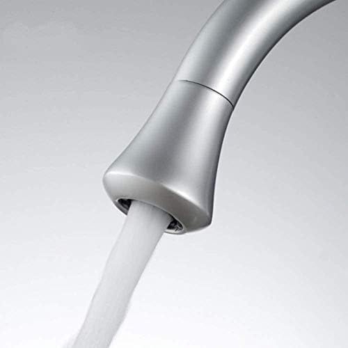 360° Swivel Kitchen Faucet - Space Aluminum Anodized Classic Basin Tap with Pull Down Sprayer | Perfect for Modern Farmhouse, RV & Small Space Kitchens