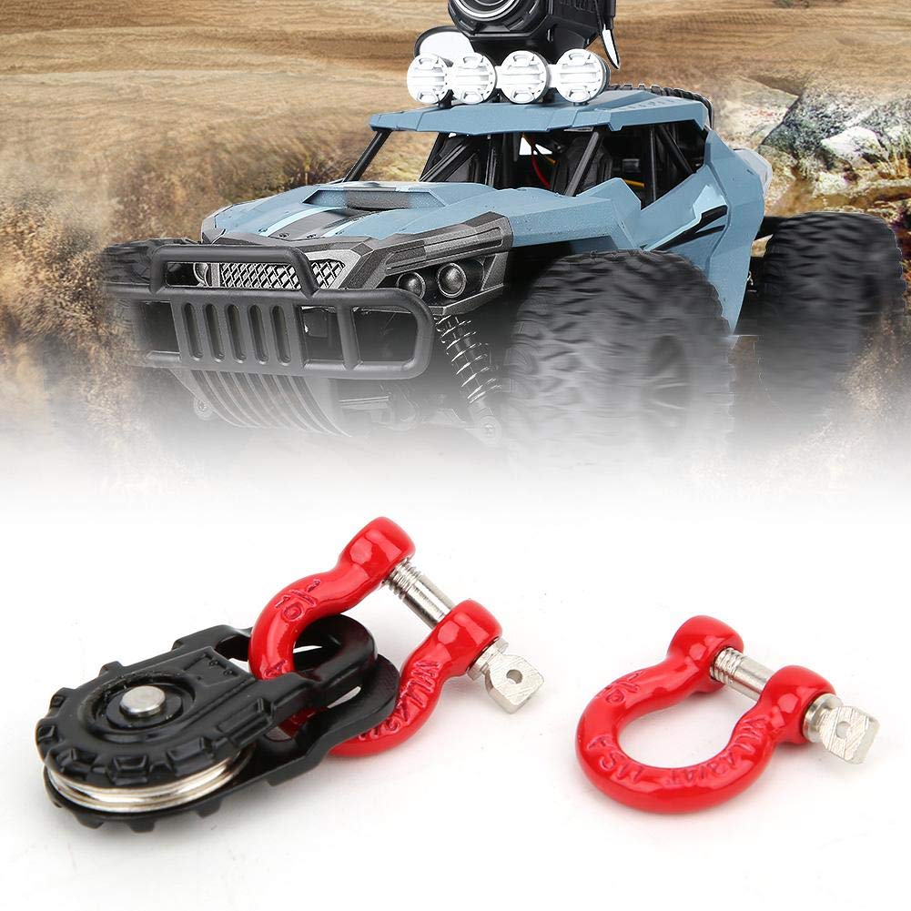 Best Steel Wire Winch Cable Rope Hook - 3-Piece Set with RC Winch Rope, Steel Cable, Pulley & Lock Sleeve for RC Model Cars & Climbing Vehicles - Perfect for Off-Road Adventures & DIY Projects
